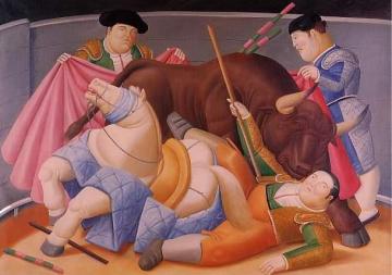El Quite Artwork by Fernando Botero
