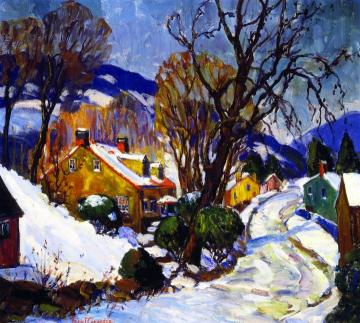 Road To Lumberville Artwork by Fern Isabel Coppedge
