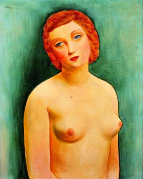 Blond Nude Artwork by Moise Kisling