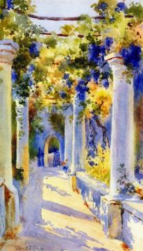 Loggia at Laurelton Hall Artwork by Louis Comfort Tiffany