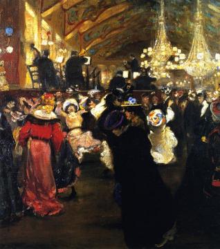 Le Bal au Moulin Rouge Artwork by Alfred Henry Maurer
