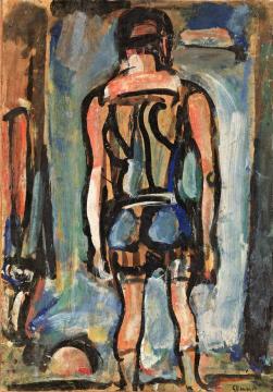 Man's Back Artwork by Georges Rouault