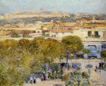 Place Centrale And Fort Cabanas, Havana Artwork by Frederick Childe Hassam