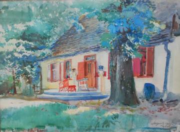 Mansion in Goscieradz Artwork by Leon Jan Wyczolkowski