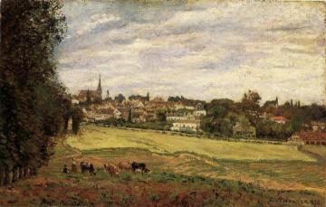 View of Marly-le-Roi Artwork by Camille Pissarro
