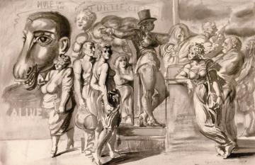 Milo The Mule Face Boy Artwork by Reginald Marsh