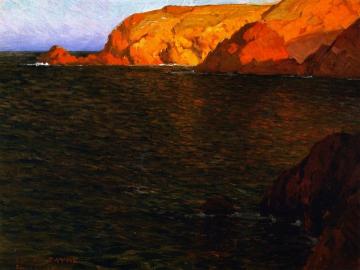 Santa Cruz Island Artwork by Edgar Alwyn Payne