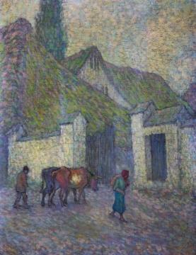 The Yard Gate, Mydlow Artwork by Robert Bevan
