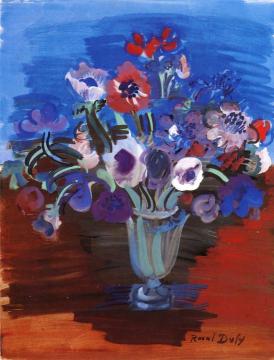 Bouquet Of Anemones Artwork by Raoul Dufy