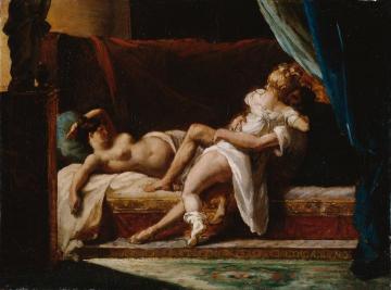 Three Lovers Artwork by Thèodore Gèricault