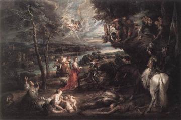 Landscape With Saint George And The Dragon Artwork by Peter Paul Rubens