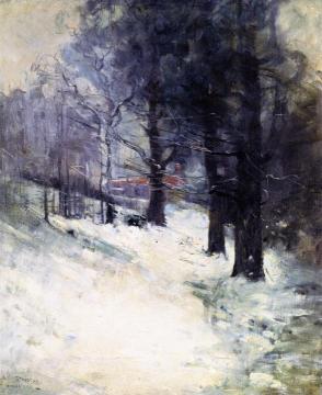 Winter Landscape Artwork by Sir Arthur Streeton