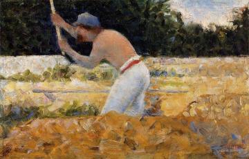 The Stone Breaker Artwork by Georges Seurat