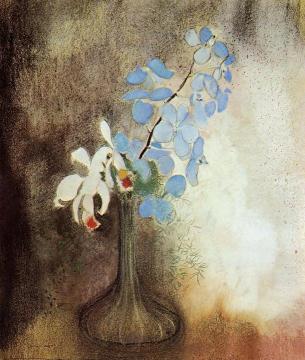 Orchids Artwork by Odilon Redon