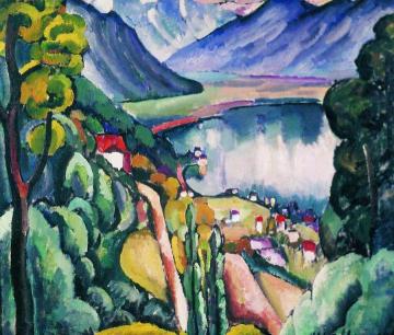 Geneva Lake Artwork by Ilya Mashkov