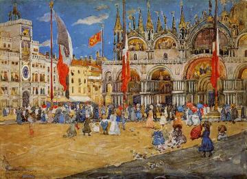 St. Mark's, Venice Artwork by Maurice Prendergast