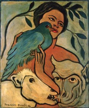 Blue Pigeon Artwork by Francis Picabia