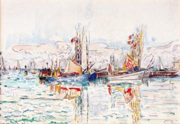 Concarneau Artwork by Paul Signac