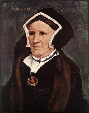 Portrait of Lady Margaret Butts Artwork by Hans Holbein the Younger