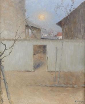 April Evening - Varberg Artwork by Nils Kreuger