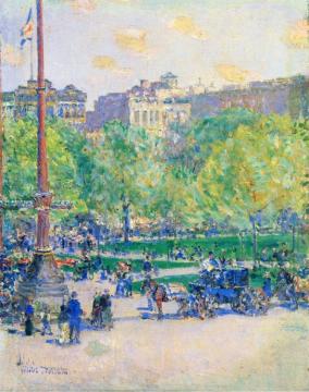 Union Square Artwork by Frederick Childe Hassam