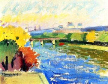 The Pont des Arts Seen from the Pont Neuf Artwork by Charles Camoin
