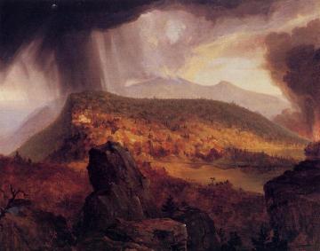 Catskill Mountain House, the Four Elements Artwork by Thomas Cole