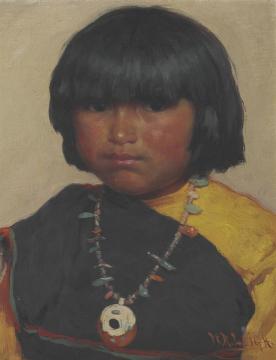 Zuni Girl Artwork by William Robinson Leigh
