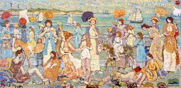 The Beach 'No. 3' Artwork by Maurice Prendergast