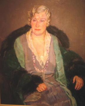 Lady with a stole of fur Artwork by Jan Sluyters