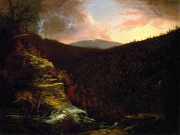 From the Top of Kaaterskill Falls Artwork by Thomas Cole