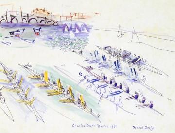 Regatta on the Charles River Artwork by Raoul Dufy
