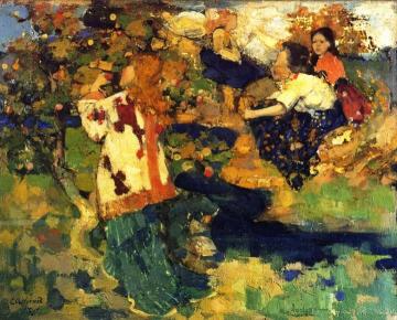 The Book Artwork by Edward Atkinson Hornel