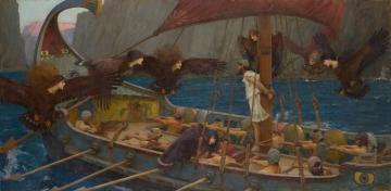 Ulysses And The Sirens Artwork by John William Waterhouse