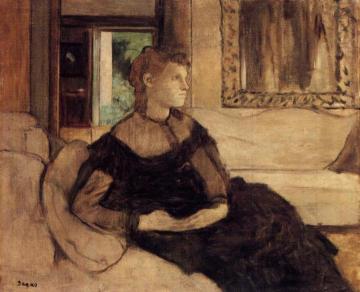 Mme Theodore Gobillard, nee Yves Morisot Artwork by Edgar Degas
