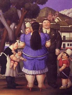 Homecoming Artwork by Fernando Botero