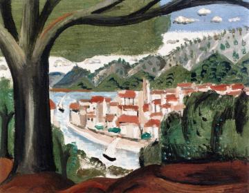 View of the Port of Martigues Artwork by Andre Derain