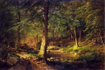 Forest Scene Artwork by William Trost Richards