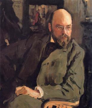 Portrait Of The Artist I. S. Ostroukhov Artwork by Valentin Serov