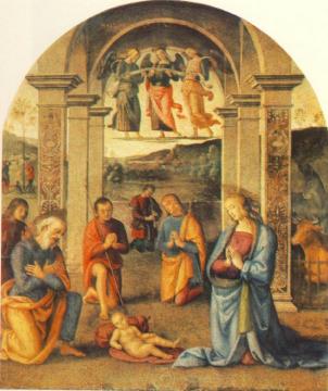 The Presepio Artwork by Pietro Perugino