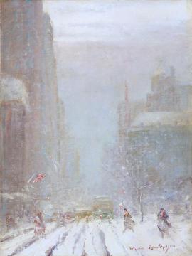 Fifth Avenue At 60th Street Looking South Artwork by Johann Berthelsen