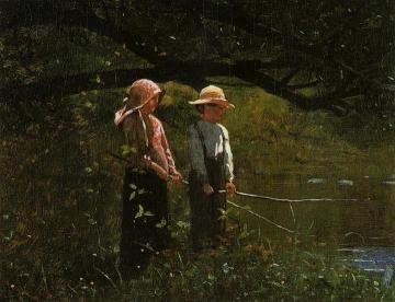 Fishing Artwork by Winslow Homer