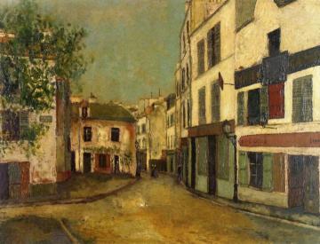 Place du Tertre in Montmartre Artwork by Maurice Utrillo