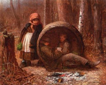 The Eavesdropper Artwork by Eastman Johnson