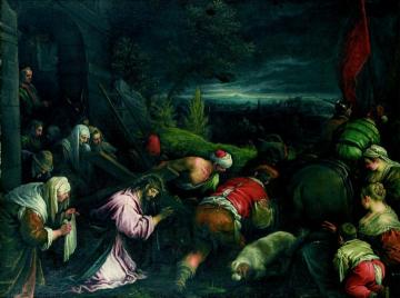 The Road to Calvary with St Veronica Artwork by Francesco Bassano  the Younger