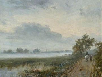 Early Morning on the Severn Artwork by David Bates