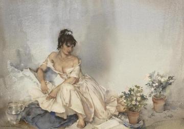 Sensitive Plants Artwork by Sir William Russell Flint