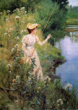 The Gentle Angler Artwork by Francis Coates Jones