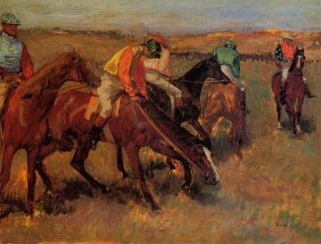 Before The Race Artwork by Edgar Degas
