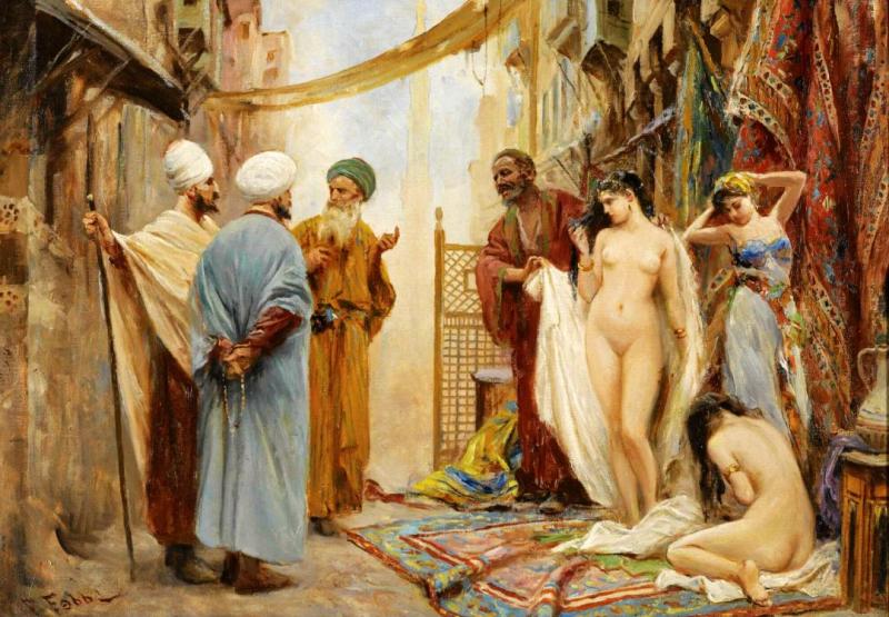 The Slave Market Artwork by Fabio Fabbi